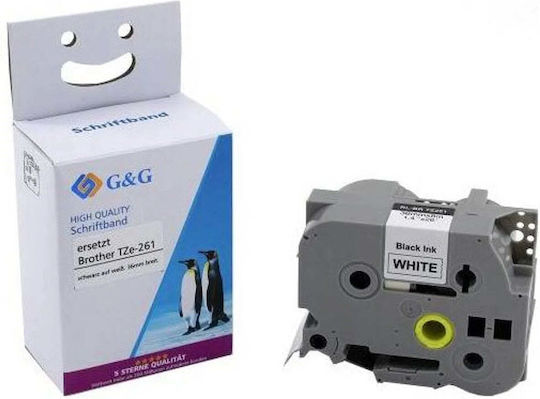 G&G Bandă pentru etichetare de culoare albă