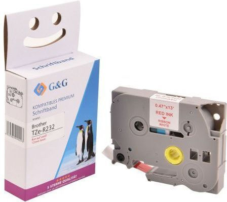 G&G Label Maker Tape in Red Colour