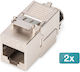Digitus Netzwerk-Schlüsselsteine Cat RJ45 2 Stück DN-93816-2