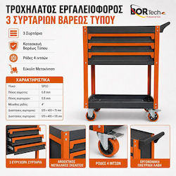 Bortech Räder Metallischer Werkzeugkisten