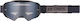 Motocross Goggles O'Neal B-22 Core Black Gray Silver Mirror