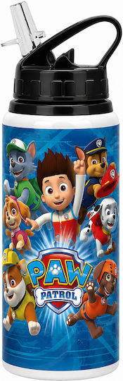Digital Place Kinder Trinkflasche aus Aluminium Paw Patrol Weiß 600ml