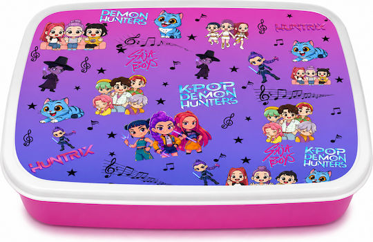 Digital Place Digital Place Kinderlebensmittelbehälter K-POP Demon Hunters Kunststoff 18 x 13 x 6cm
