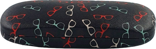 Brillentasche Hart mit Magnetischem Verschluss Schwarze