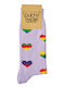 Dirty Socks Socks With Purple Patterns