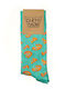 Dirty Socks Socks With Turquoise Patterns