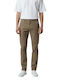 Ανδρικό Παντελόνι Chino Ελαστικό Regular Fit Μπεζ