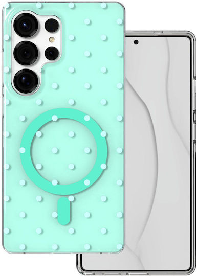 Калъф Bubble Dots Mag Samsung S25 Ultra Зелен
