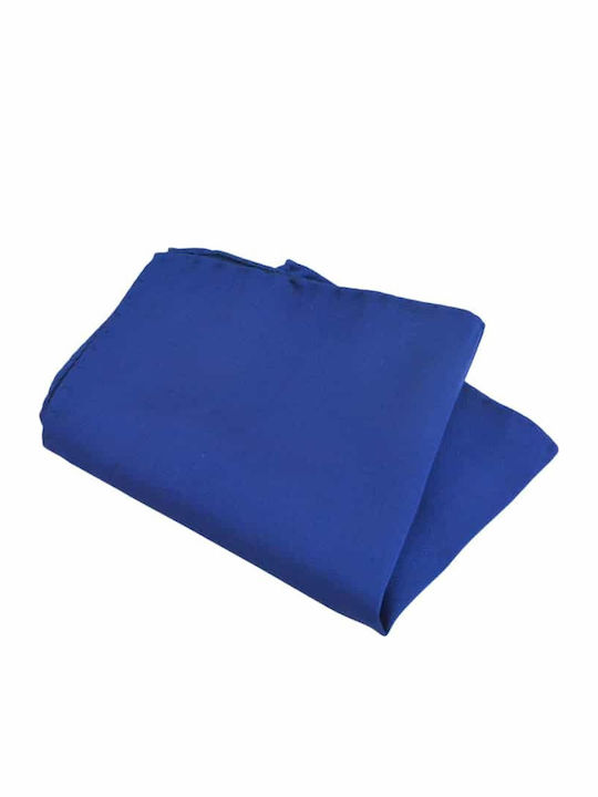 Herrenschals Seidiges Blau