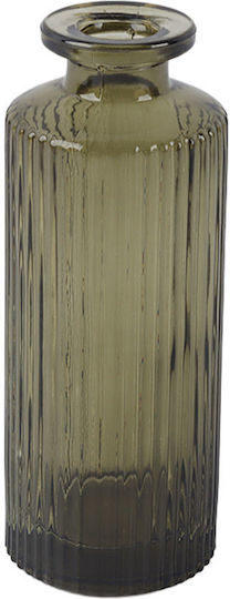 Estia Glass Vase Green Diameter 13xHeight 30cm