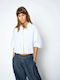 Long Sleeve Women's White Shirt