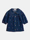 Girls Dress Long Sleeve Blue