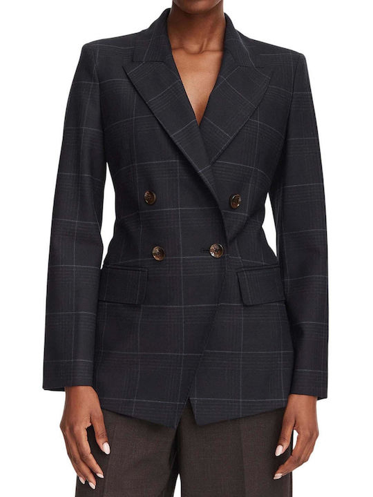 Marella Blazer Γυναικείο Σακάκι Navy Μπλε