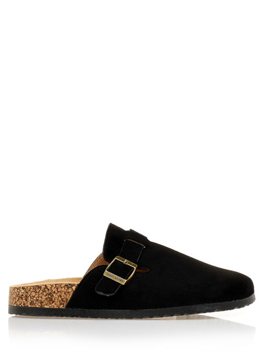 Tsoukalas Women's Black Clogs