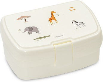 Interbaby Plastic Beige Lunch Box With Compartments 700ml