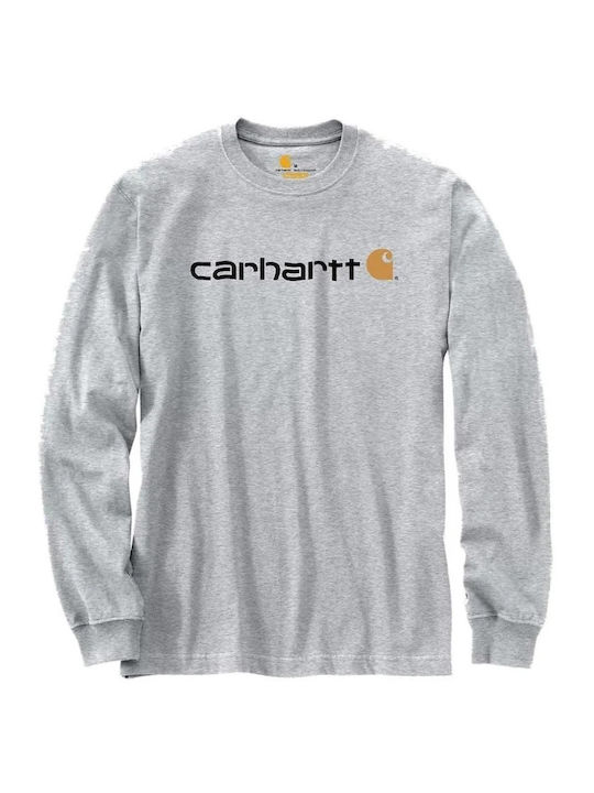 Carhartt Μπλούζα Μακρυμάνικη Γκρι