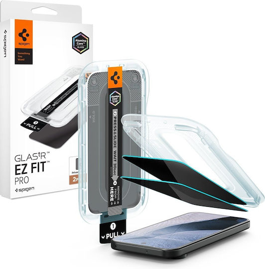 Spigen Glass Tr Ez Fit Pro Privacy 2 Pack Google Pixel 11 Pro/10 Pro/9 Pro/9 Agl11481
