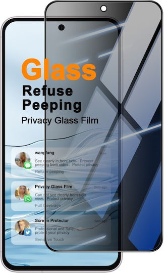 Samsung Galaxy A27 5G Imak Privacy Full Tempered Glass Screen Protector Black
