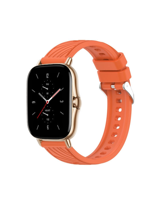 Силиконова каишка Оранжева (Amazfit GTS)