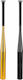 Set două bâte de baseball Depox din aluminiu 80 cm auriu negru