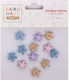 Hand Made Crafts Stele Din Lemn 1,5cm 12 Buc Diverse Culori