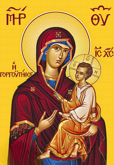 Olympus Diamond Painting "Panagia Gorgoipikoos" Mozaic Mosaico "Panagia Gorgoipikoos" 65x45