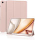 Smart Tri-fold Flip Case Pencil Holder Samsung Galaxy Tab A9 8.7" Rose Gold