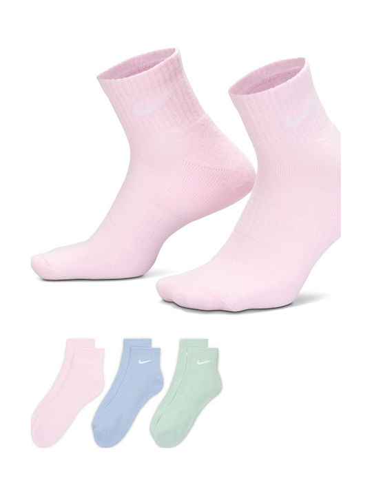 Nike U Nk Everyday Mehrfarbige Sportsocken 3 Paare