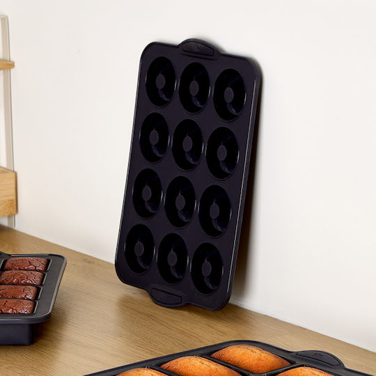 5Five Silitop Φόρμα Ζαχαροπλαστικής για Cupcakes/Muffins από Σιλικόνη 12 Θέσεων 35x24x2.5εκ.
