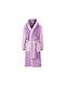 Dimcol Kids Bathrobe Happy Smile Purple Hooded
