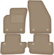 Velour Car Mats Volvo C70 Ii Coupe 2005-2013 Beige