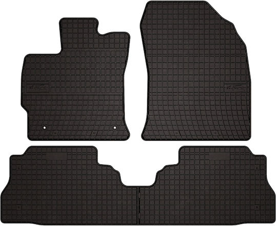 Gummifußmatten Toyota Prius III Plus Hatchback 2011-2015 Schwarz Passgenau