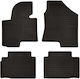 Rubber Car Mats Hyundai Ix35 Suv 2009-2015 Black Fitted