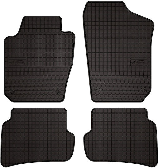 Rubber Car Mats Skoda Fabia Iii Hatchback Estate 2014-2022 Black Fitted