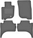 Velour Graphit Auto Fußmatten Mitsubishi L200 Vi Pickup 2019