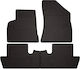 Rubber Car Mats Peugeot 5008 I Crossover 2009-2017 Black Fitted