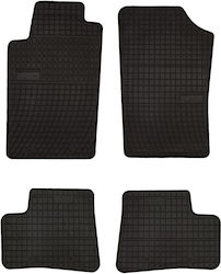 Rubber Car Mats Peugeot 206 Hatchback Sw Estate Cc Convertible 1998-2010 Black Fitted