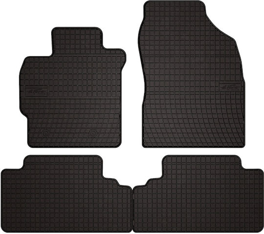 Gummifußmatten Toyota Auris I Hatchback 2007-2012 Schwarz Passgenau