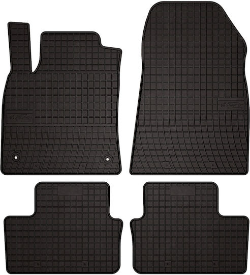 Rubber Car Mats Renault Clio V Hatchback E-tech 2019 Black Fitted