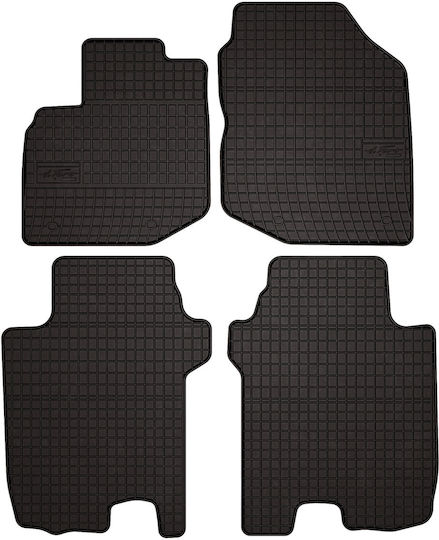 Gummi Auto Fußmatten Honda Jazz III Hatchback 2008-2011 Schwarz Passgenau