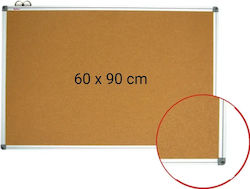 Tablă de plută cu cadru de aluminiu 60 x 90 cm Optima