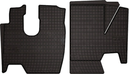 Rubber Car Mats Mercedes Atego 2 Truck 2005-2013 Black Fitted