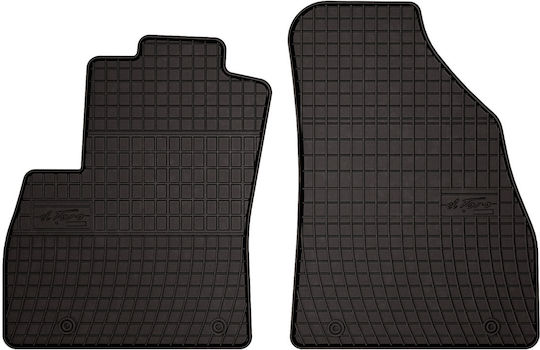 Rubber Car Mats Peugeot Bipper Kombivan 1st Row 2007-2017 Black Fitted