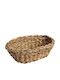 Espiel Brotkasten Korbweide Weiß 24x18x8cm