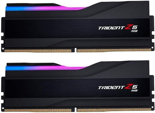 G.Skill Trident Z5 RGB DDR5 96GB RAM с 2x48GB Модули и Скорост 6000 за Настолен Компютър