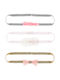Set 3 Headbands Souza