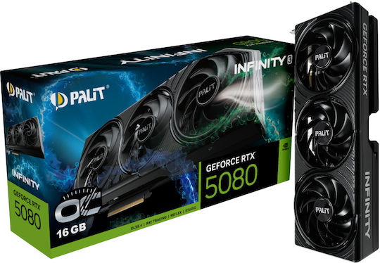 Palit GeForce RTX 5080 16GB GDDR7 Infinity 3 OC Видео карта