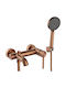 Rea Foster Mischungs Badewannenarmatur Komplettes Set Kupfer