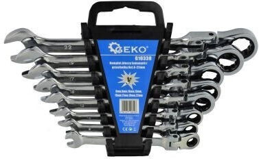 Geko Deutsche Polygon-Schlüssel Set 8 Stück 8-22mm