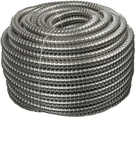 Tub Metalic Copex 18 Mm Lungime 50 M Protecție Cablu Electric